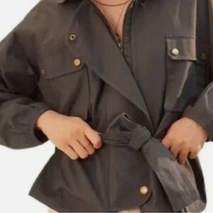 Anthropologie belted jacket